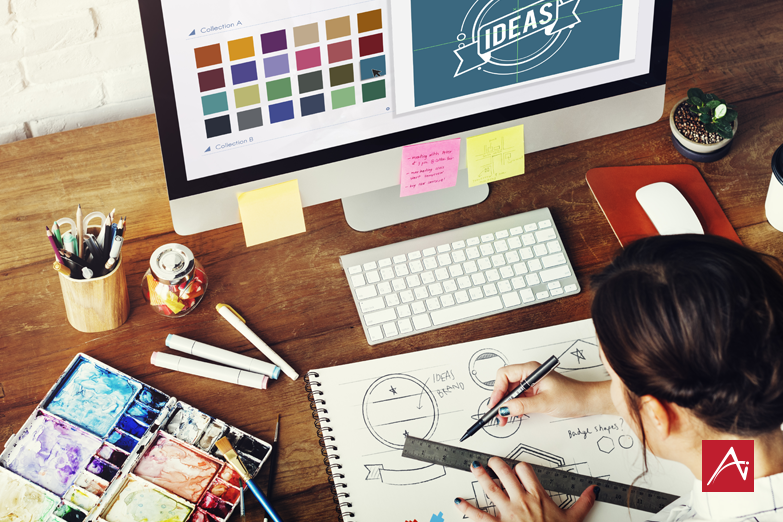 Graphic design process