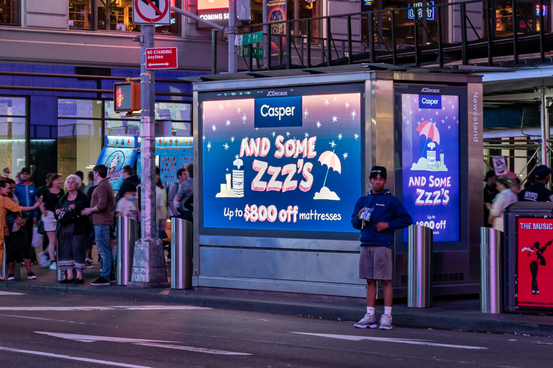 News stand digital advertisement