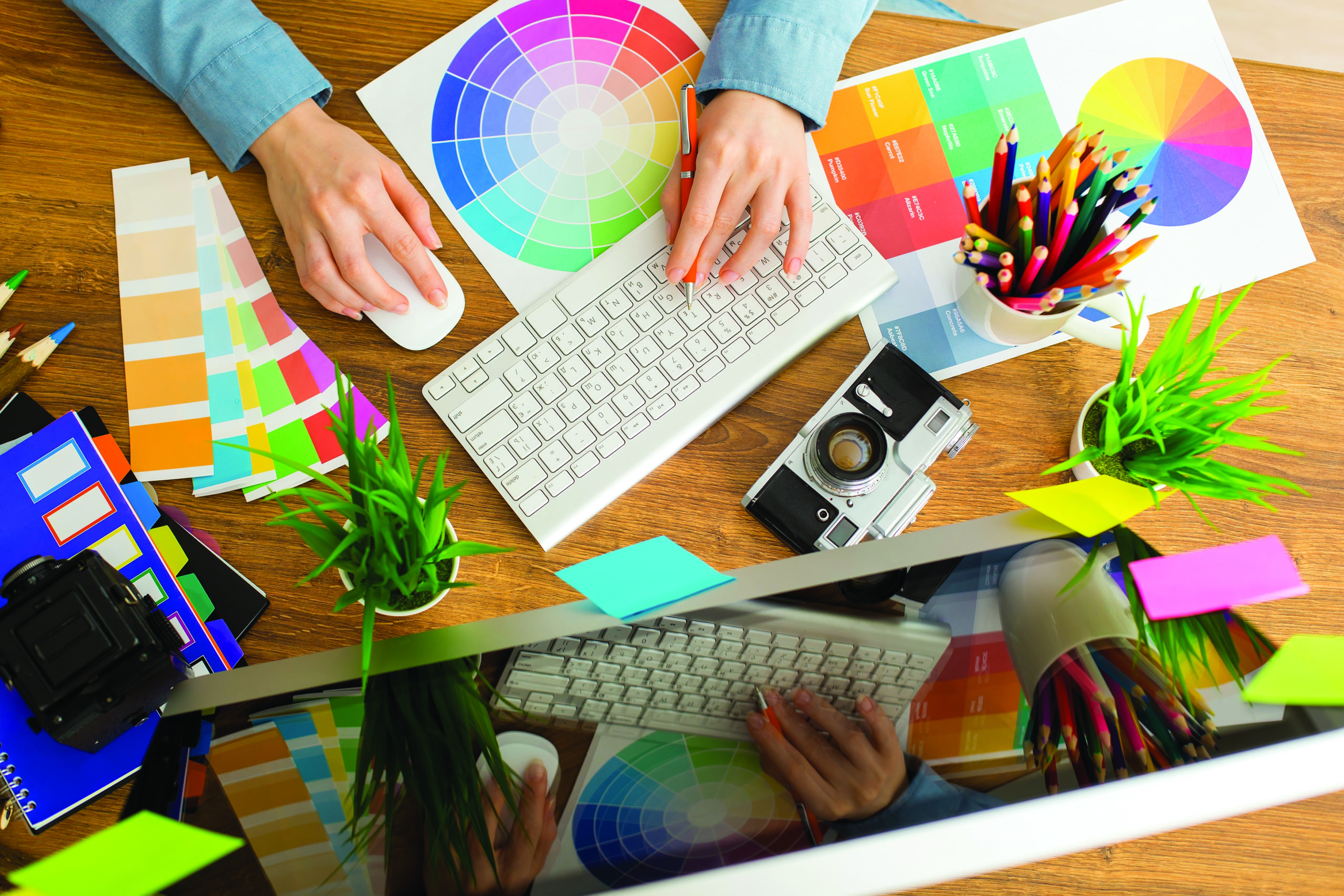 Graphic design and colors
