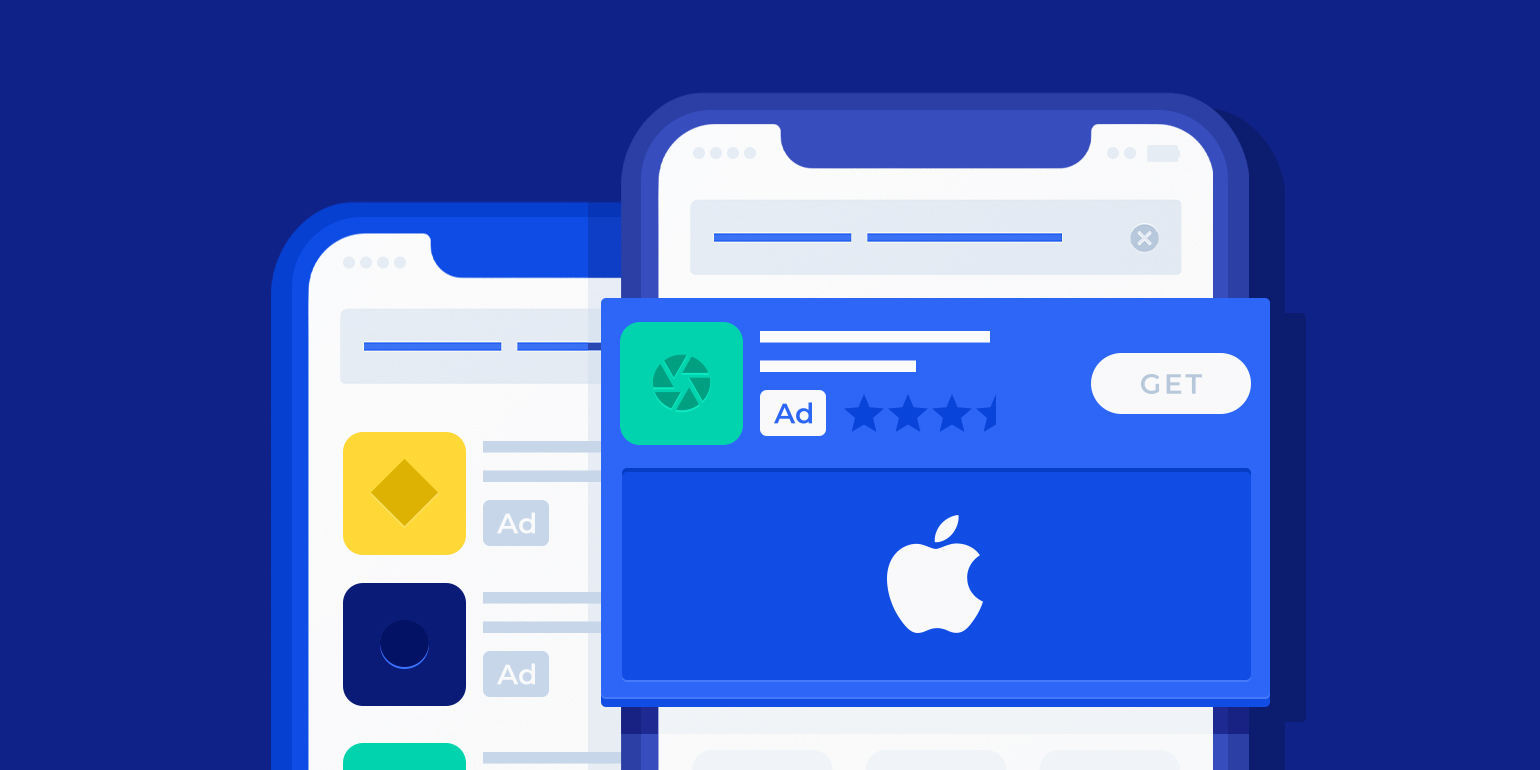 Apple App Store advertisements