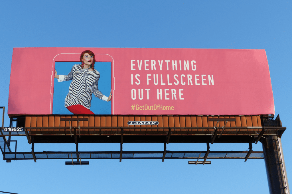 Interstate billboard