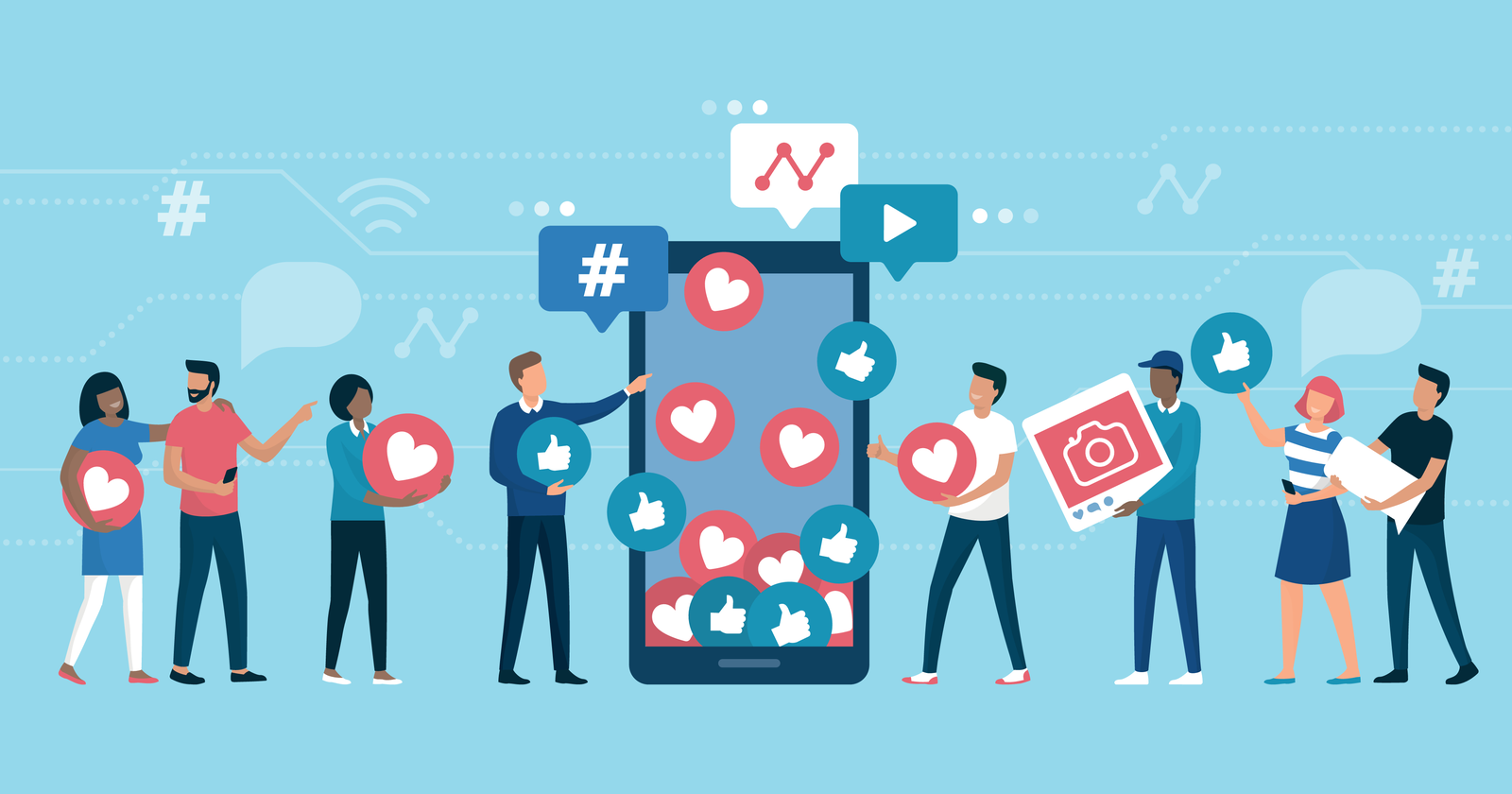 Social media engagement